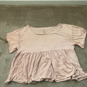 Free people babydoll shirt